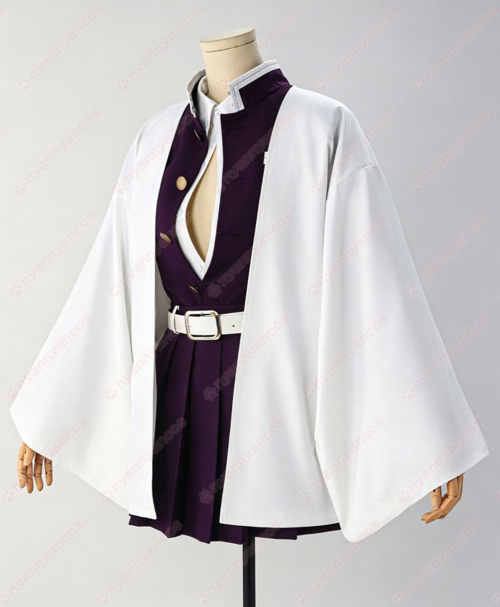 画像2: 高品質 実物撮影 甘露寺蜜璃    鬼滅の刃   風  コスプレ衣装 コスチューム (2)