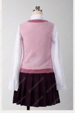 画像3: 高品質 実物撮影  赤松楓 制服  ニューダンガンロンパV3 みんなのコロシアイ新学期 風 コスプレ衣装 コスチューム (3)