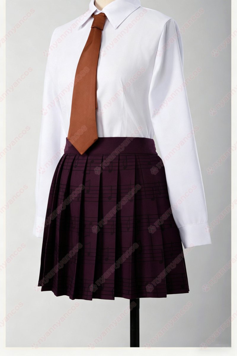 画像4: 高品質 実物撮影  赤松楓 制服  ニューダンガンロンパV3 みんなのコロシアイ新学期 風 コスプレ衣装 コスチューム (4)