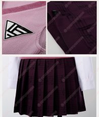 画像5: 高品質 実物撮影  赤松楓 制服  ニューダンガンロンパV3 みんなのコロシアイ新学期 風 コスプレ衣装 コスチューム (5)
