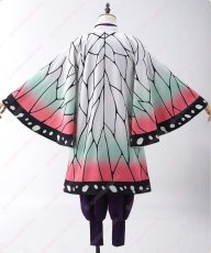 画像2: 高品質 実物撮影  胡蝶しのぶ 鬼滅の刃  風  コスプレ衣装 コスチューム (2)