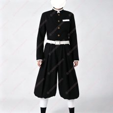 画像1: 高品質 実物撮影  鬼殺隊　隊服　制服 冨岡義勇 竈門炭治郎 我妻善逸 伊黒小芭内 煉獄杏寿郎 鬼滅の刃  刺繍Ver    風  コスプレ衣装 コスチューム (1)