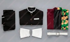 画像10: 高品質 実物撮影 鬼滅の刃 冨岡義勇 とみおかぎゆう 風  コスプレ衣装 コスチューム (10)