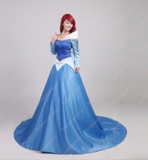 画像4: 高品質 実物撮影 オーロラ姫 眠り姫 プリンセス ドレス 眠れる森の美女  ハロウィン お姫様 風 コスプレ衣装 コスチューム オーダーメイド (4)