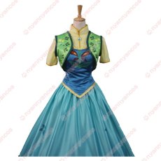 画像4: 高品質 実物撮影 アナ Anna FROZEN アナと雪の女王 風 コスプレ衣装 コスチューム オーダーメイド (4)