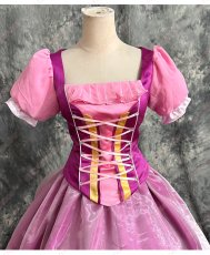 画像6: 高品質 実物撮影 ラプンツェル Rapunzel Tangled 塔の上のラプンツェル ハロウィン お姫様 風 コスプレ衣装 コスチューム オーダーメイド (6)