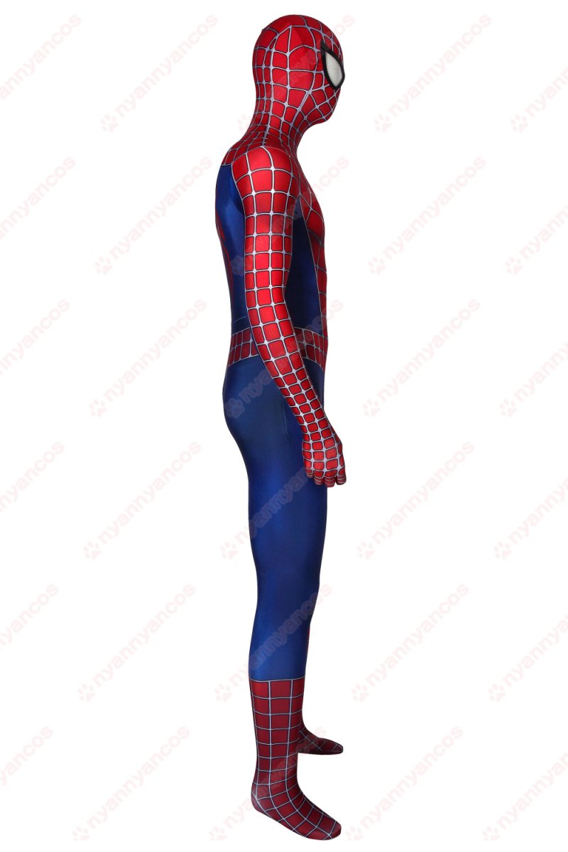 画像3: 高品質 実物撮影 ピーター・パーカー スパイダーマン  Spider-Man  全身タイツ 風 コスプレ衣装  コスチューム (3)