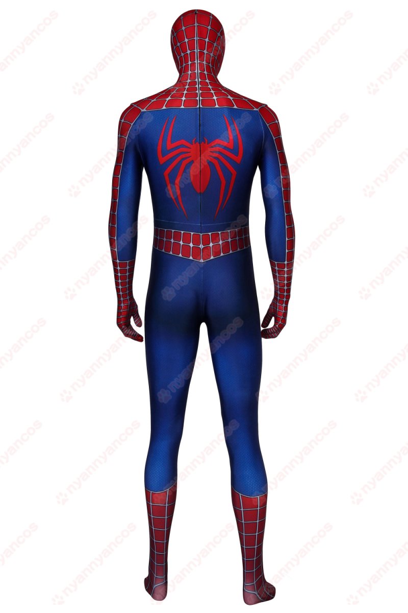 画像4: 高品質 実物撮影 ピーター・パーカー スパイダーマン  Spider-Man  全身タイツ 風 コスプレ衣装  コスチューム (4)