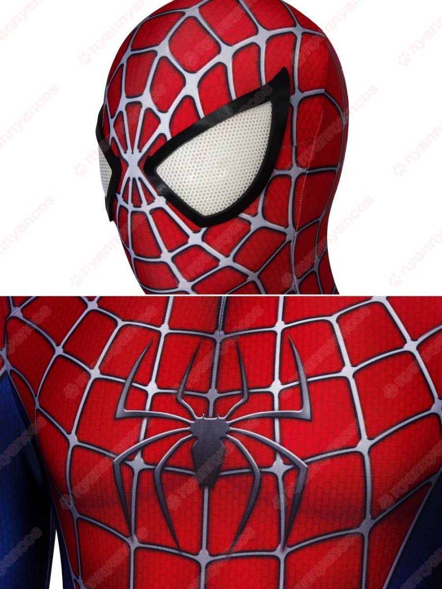 画像6: 高品質 実物撮影 ピーター・パーカー スパイダーマン  Spider-Man  全身タイツ 風 コスプレ衣装  コスチューム (6)