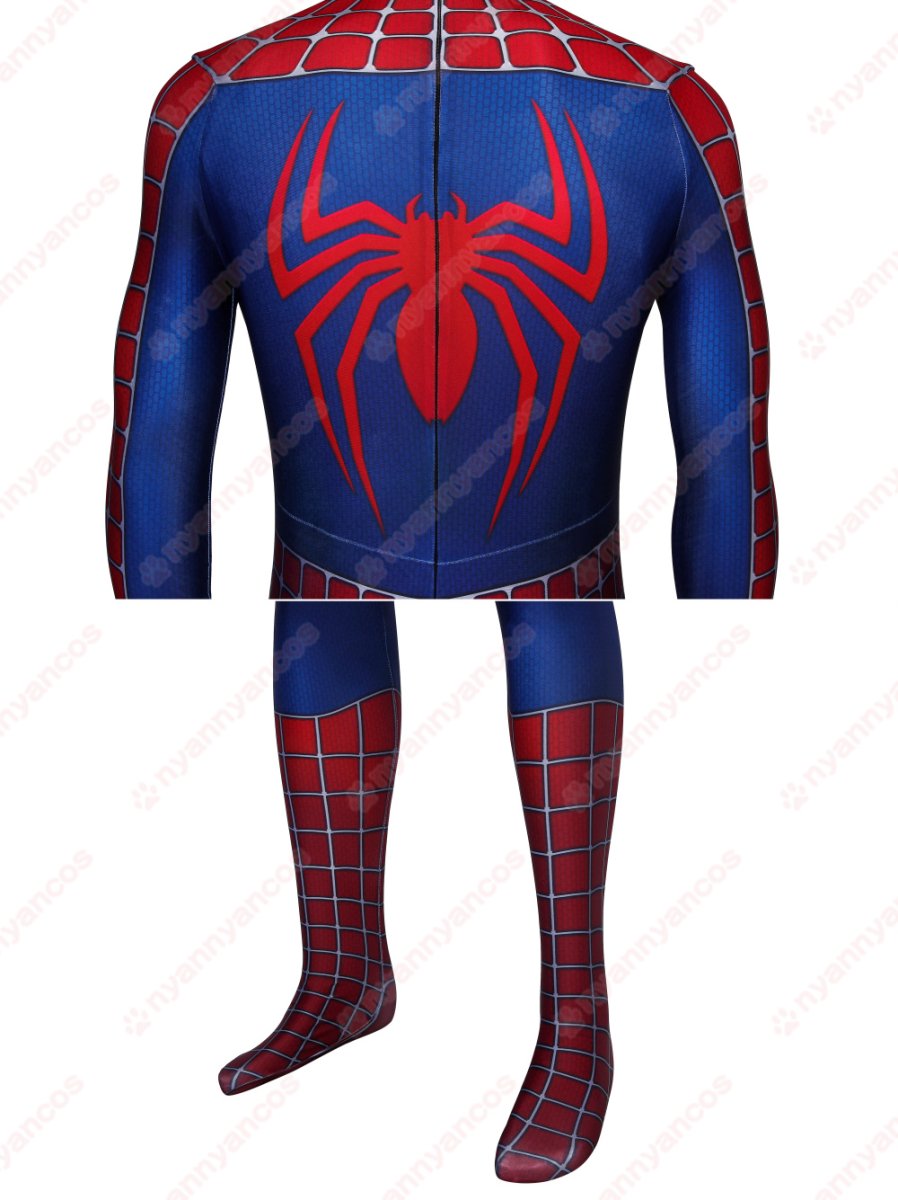 画像9: 高品質 実物撮影 ピーター・パーカー スパイダーマン  Spider-Man  全身タイツ 風 コスプレ衣装  コスチューム (9)