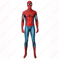 画像1: 高品質 実物撮影 ピーター・パーカー スパイダーマン  Spider-Man  全身タイツ 風 コスプレ衣装  コスチューム (1)