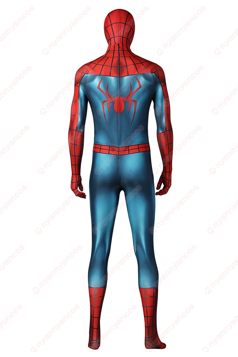 画像2: 高品質 実物撮影 ピーター・パーカー スパイダーマン  Spider-Man  全身タイツ 風 コスプレ衣装  コスチューム (2)