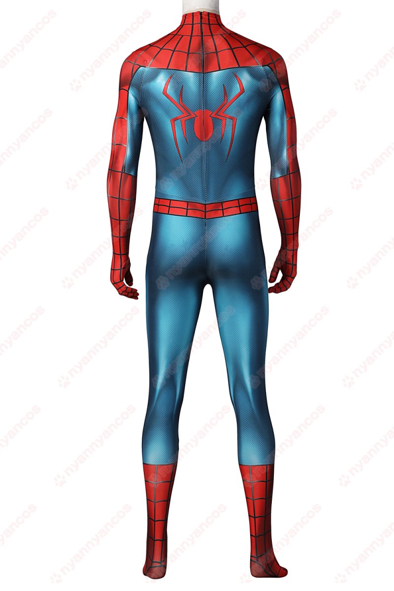 画像6: 高品質 実物撮影 ピーター・パーカー スパイダーマン  Spider-Man  全身タイツ 風 コスプレ衣装  コスチューム (6)