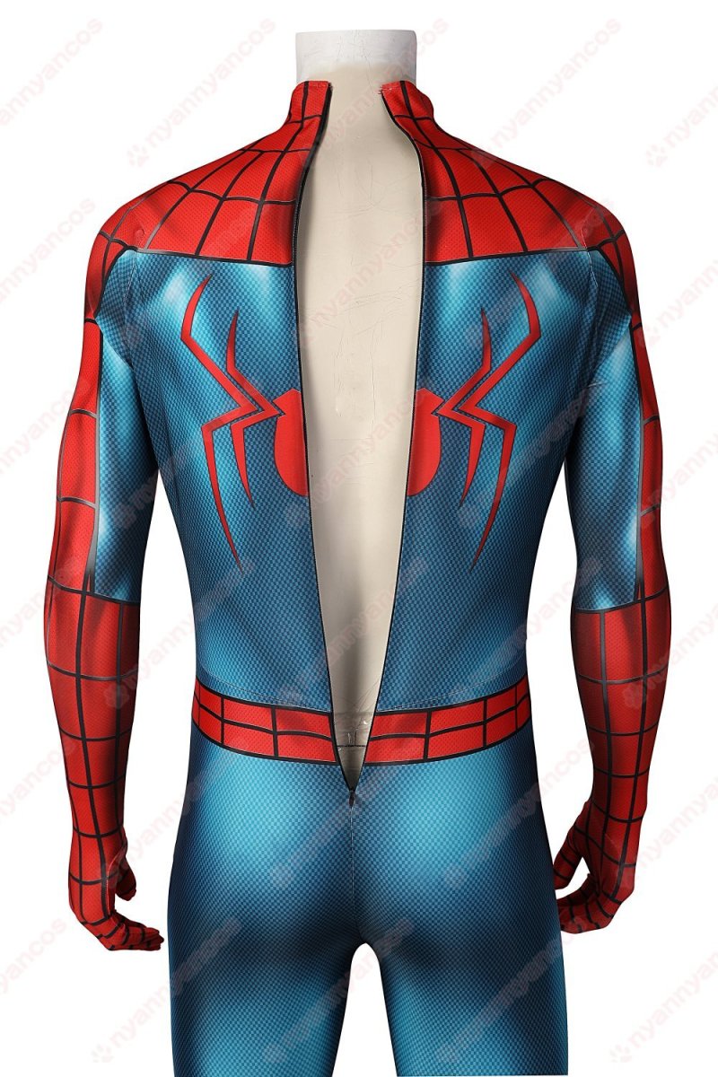 画像7: 高品質 実物撮影 ピーター・パーカー スパイダーマン  Spider-Man  全身タイツ 風 コスプレ衣装  コスチューム (7)