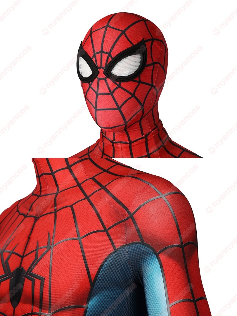 画像8: 高品質 実物撮影 ピーター・パーカー スパイダーマン  Spider-Man  全身タイツ 風 コスプレ衣装  コスチューム (8)