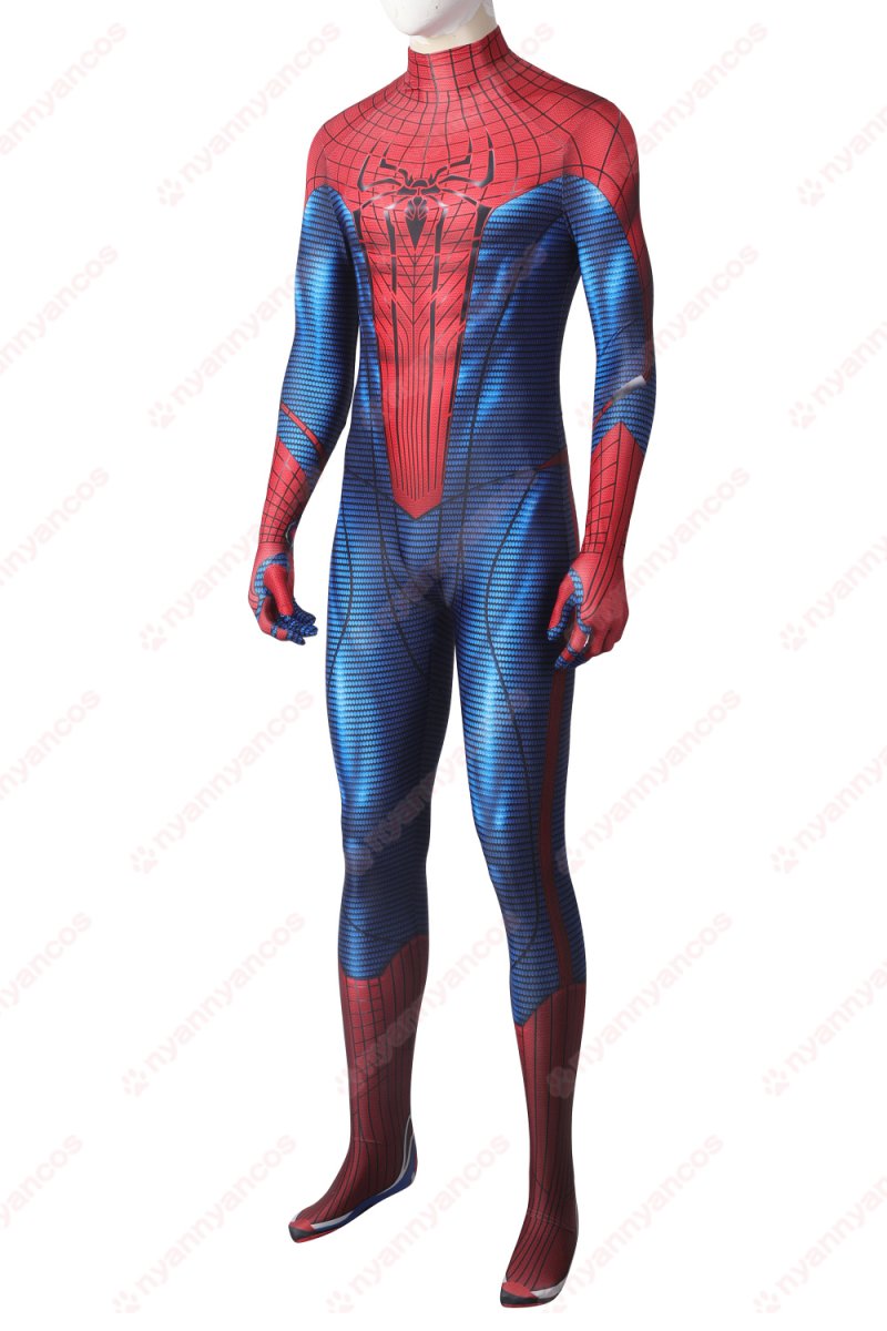 画像4: 高品質 実物撮影 ピーター・パーカー アメイジング・スパイダーマン Spider-Man  全身タイツ 風 コスプレ衣装  コスチューム (4)
