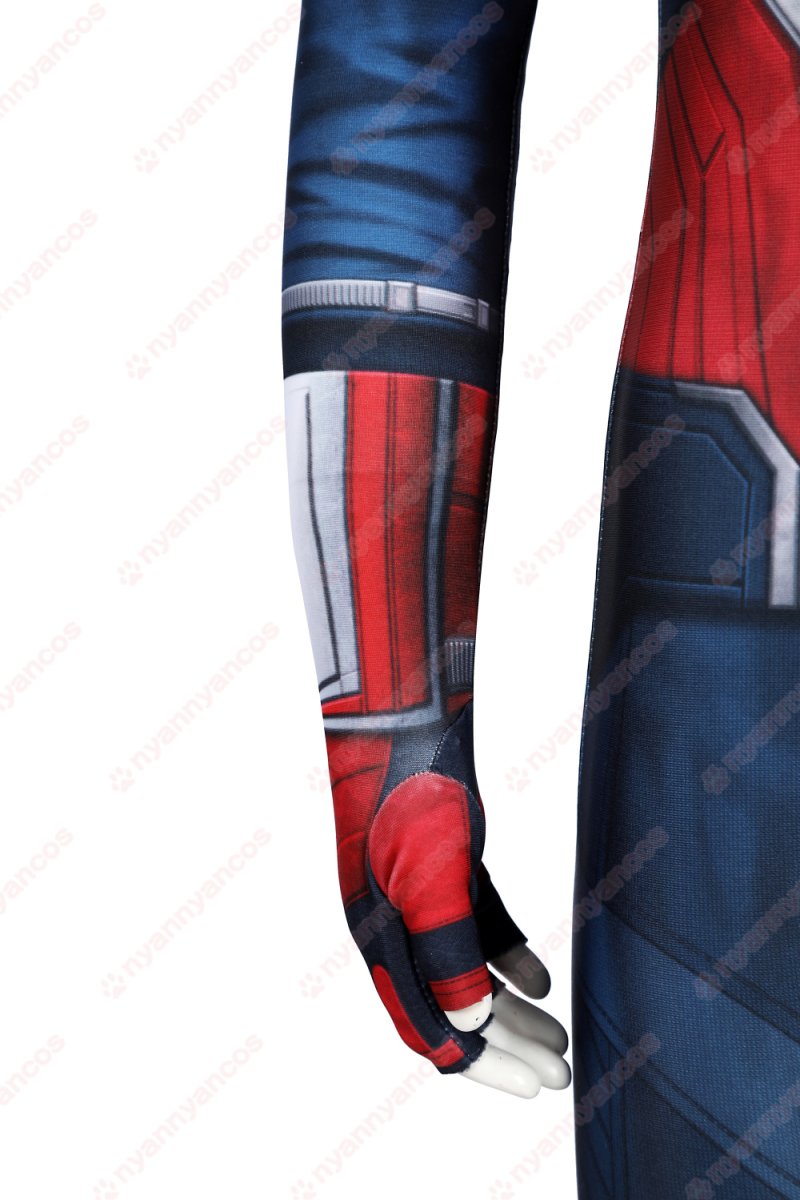 画像5: 高品質 実物撮影 サム・ウィルソン キャプテン・アメリカ：ブレイブ・ニュー・ワールド  子供向 全身タイツ 風 コスプレ衣装 コスチューム (5)