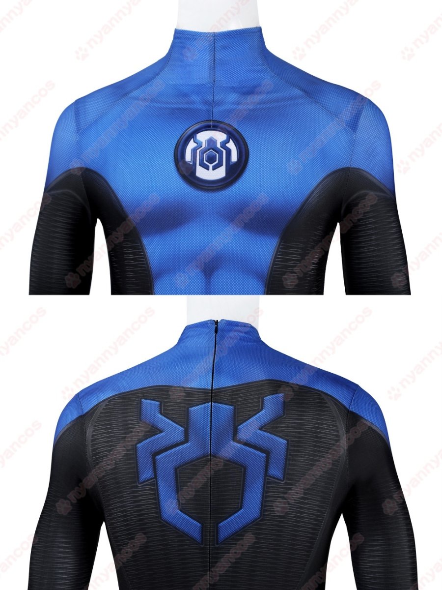 画像10: 高品質 実物撮影 ピーター・パーカー ニューブルー・スーツ スパイダーマン 2 Spider-Man 2  全身タイツ 風 コスプレ衣装  コスチューム (10)