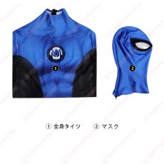 画像16: 高品質 実物撮影 ピーター・パーカー スパイダーマン 2 Spider-Man 2  全身タイツ 風 コスプレ衣装  コスチューム (16)