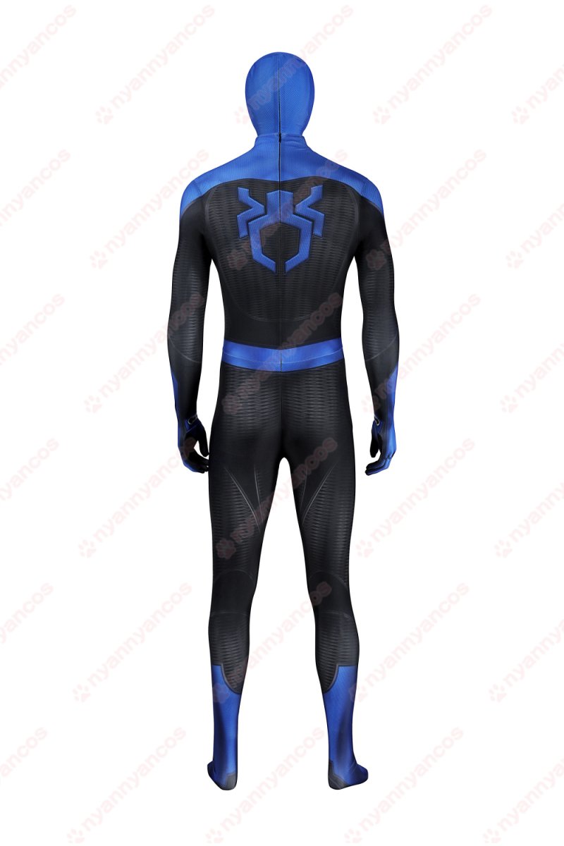 画像2: 高品質 実物撮影 ピーター・パーカー ニューブルー・スーツ スパイダーマン 2 Spider-Man 2  全身タイツ 風 コスプレ衣装  コスチューム (2)
