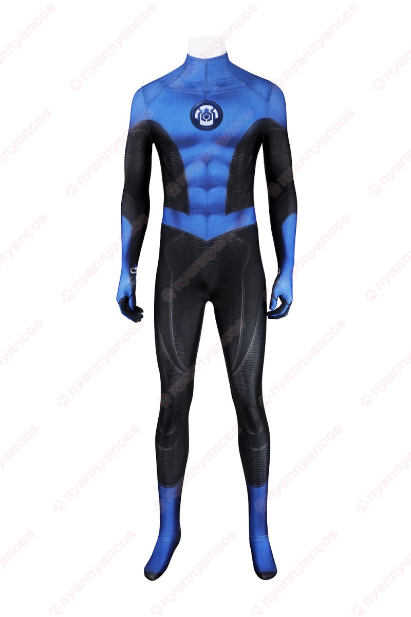 画像3: 高品質 実物撮影 ピーター・パーカー ニューブルー・スーツ スパイダーマン 2 Spider-Man 2  全身タイツ 風 コスプレ衣装  コスチューム (3)