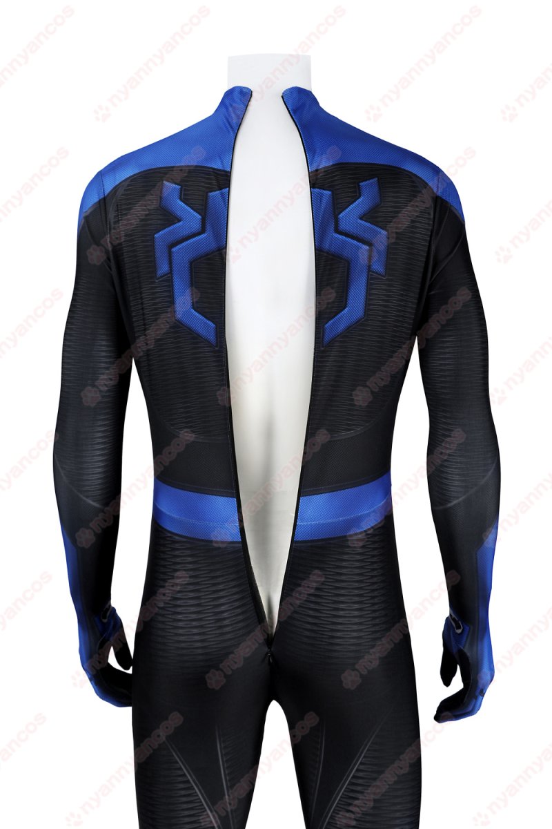 画像7: 高品質 実物撮影 ピーター・パーカー ニューブルー・スーツ スパイダーマン 2 Spider-Man 2  全身タイツ 風 コスプレ衣装  コスチューム (7)