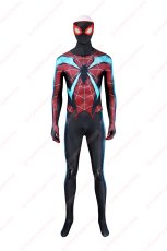 画像2: 高品質 実物撮影 マイルス・モラレス スパイダーマン 2 Spider-Man 2  全身タイツ 風 コスプレ衣装  コスチューム (2)