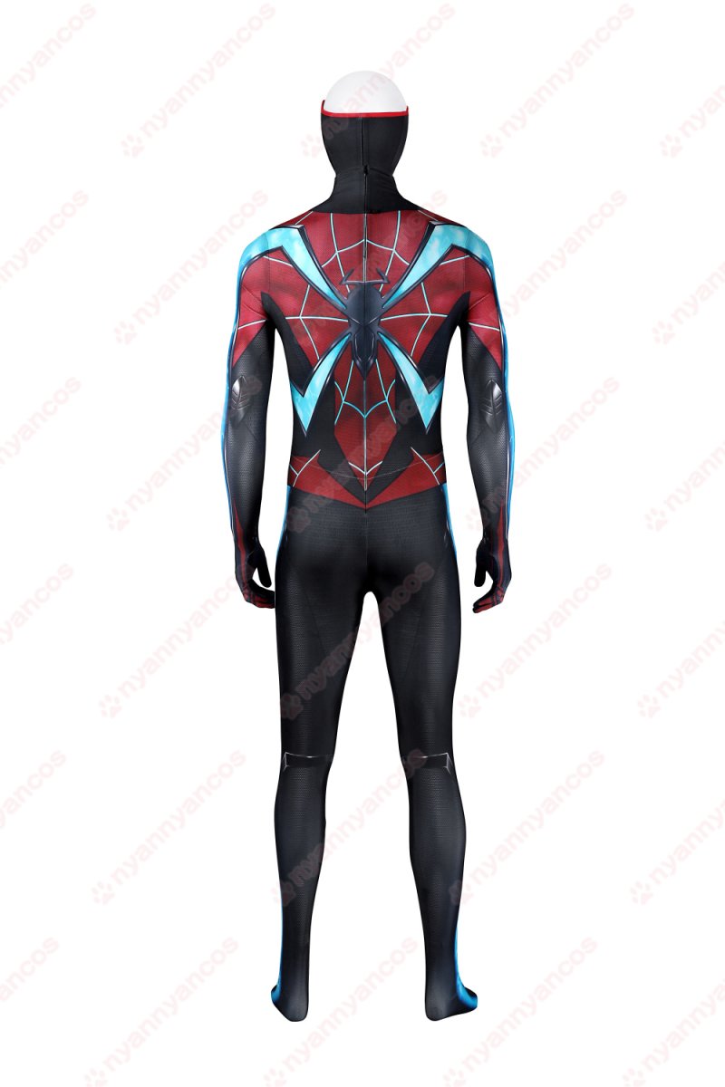 画像3: 高品質 実物撮影 マイルズ マイルス・モラレス スパイダーマン 2 Spider-Man 2  全身タイツ 風 コスプレ衣装  コスチューム (3)