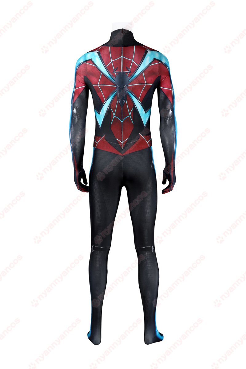 画像6: 高品質 実物撮影 マイルズ マイルス・モラレス スパイダーマン 2 Spider-Man 2  全身タイツ 風 コスプレ衣装  コスチューム (6)