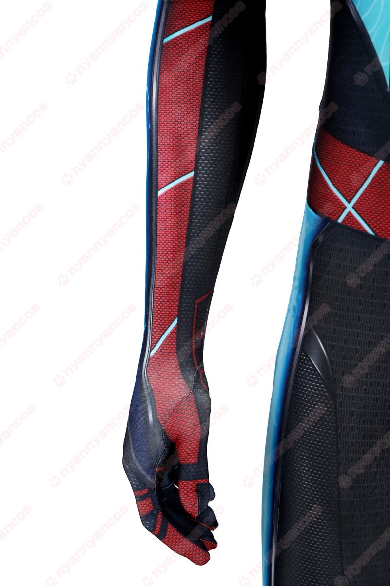 画像8: 高品質 実物撮影 マイルズ マイルス・モラレス スパイダーマン 2 Spider-Man 2  全身タイツ 風 コスプレ衣装  コスチューム (8)
