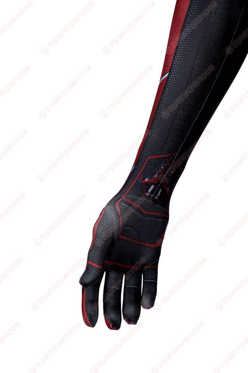 画像9: 高品質 実物撮影 マイルズ マイルス・モラレス スパイダーマン 2 Spider-Man 2  全身タイツ 風 コスプレ衣装  コスチューム (9)