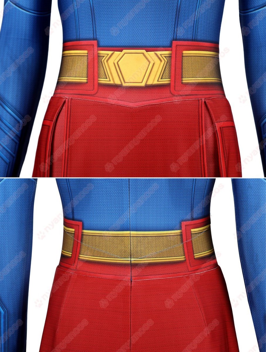 画像12: 高品質 実物撮影 スーパーガール Supergirl  2025映画 スーパーマン：レガシー  全身タイツ 風  コスチューム コスプレ衣装 (12)