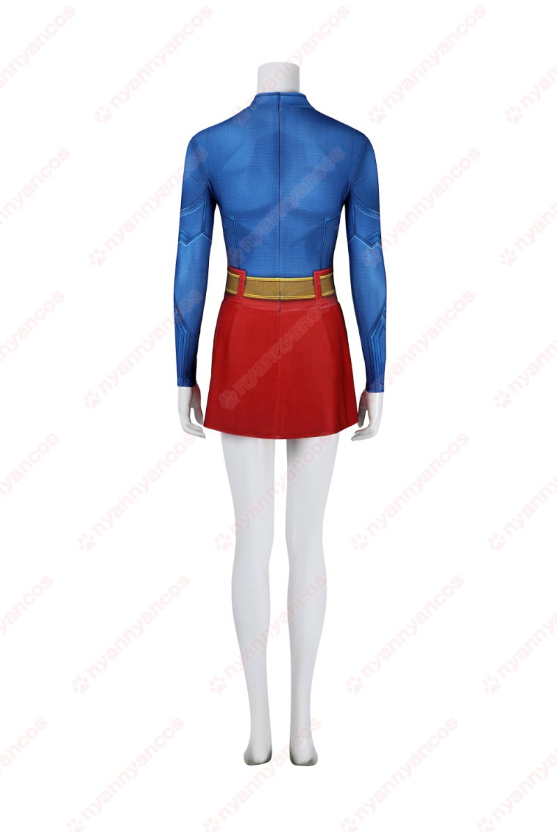 画像8: 高品質 実物撮影 スーパーガール Supergirl  2025映画 スーパーマン：レガシー  全身タイツ 風  コスチューム コスプレ衣装 (8)
