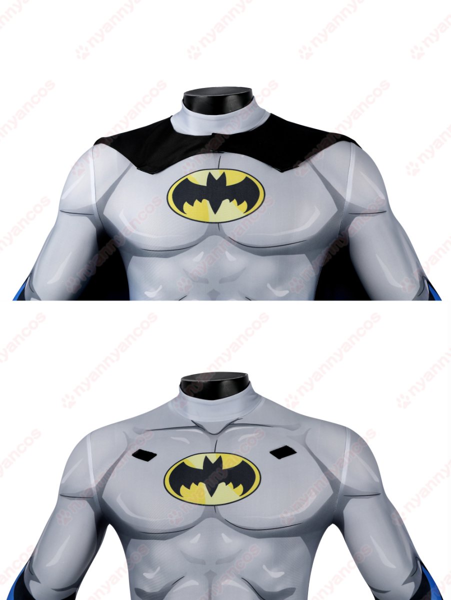 画像13: 高品質 実物撮影 ザ・バットマン  全身タイツ 風 コスプレ衣装  コスチューム (13)