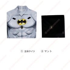 画像19: 高品質 実物撮影 ザ・バットマン  全身タイツ 風 コスプレ衣装  コスチューム (19)