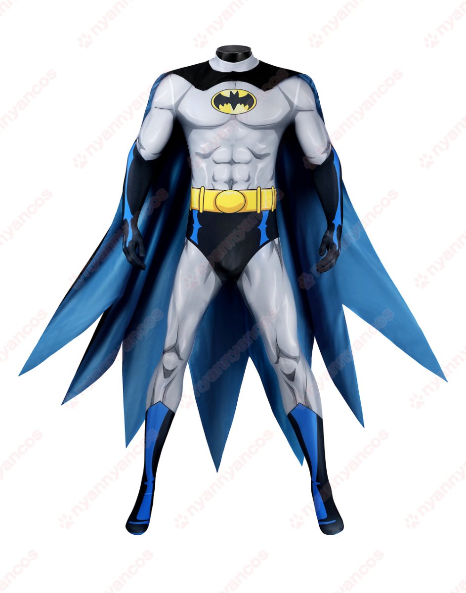画像1: 高品質 実物撮影 ザ・バットマン  全身タイツ 風 コスプレ衣装  コスチューム (1)