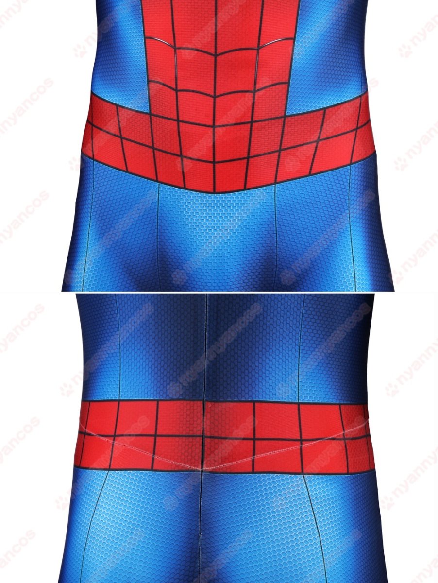 画像14: 高品質 実物撮影 ピーター・パーカー スパイダーマン：ブランド・ニュー・デイ  Spider-Man  全身タイツ 風 コスプレ衣装  コスチューム (14)