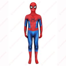 画像1: 高品質 実物撮影 子供Ver ピーター・パーカー スパイダーマン：ブランド・ニュー・デイ  Spider-Man  全身タイツ 風 コスプレ衣装  コスチューム (1)