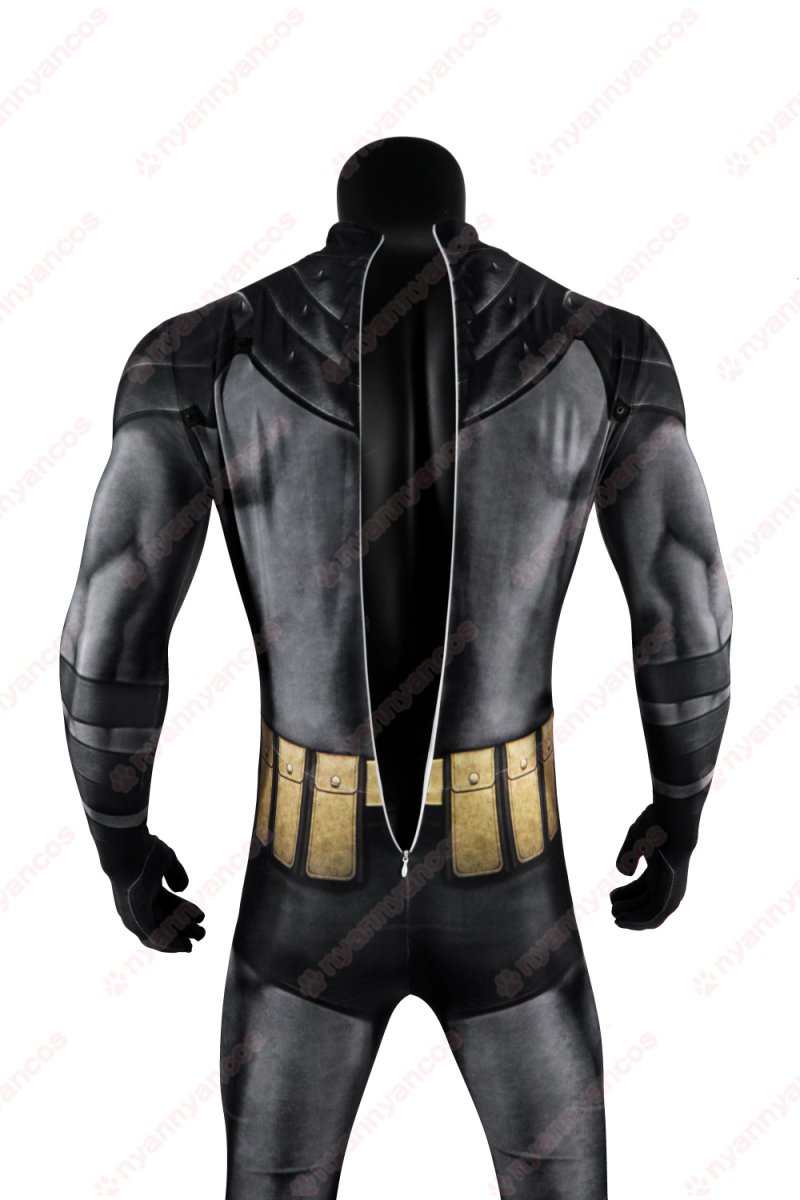 画像11: 高品質 実物撮影 アブソリュート・バットマン 絶対バットマン ブルース・ウェイン  全身タイツ 風 コスプレ衣装  コスチューム (11)