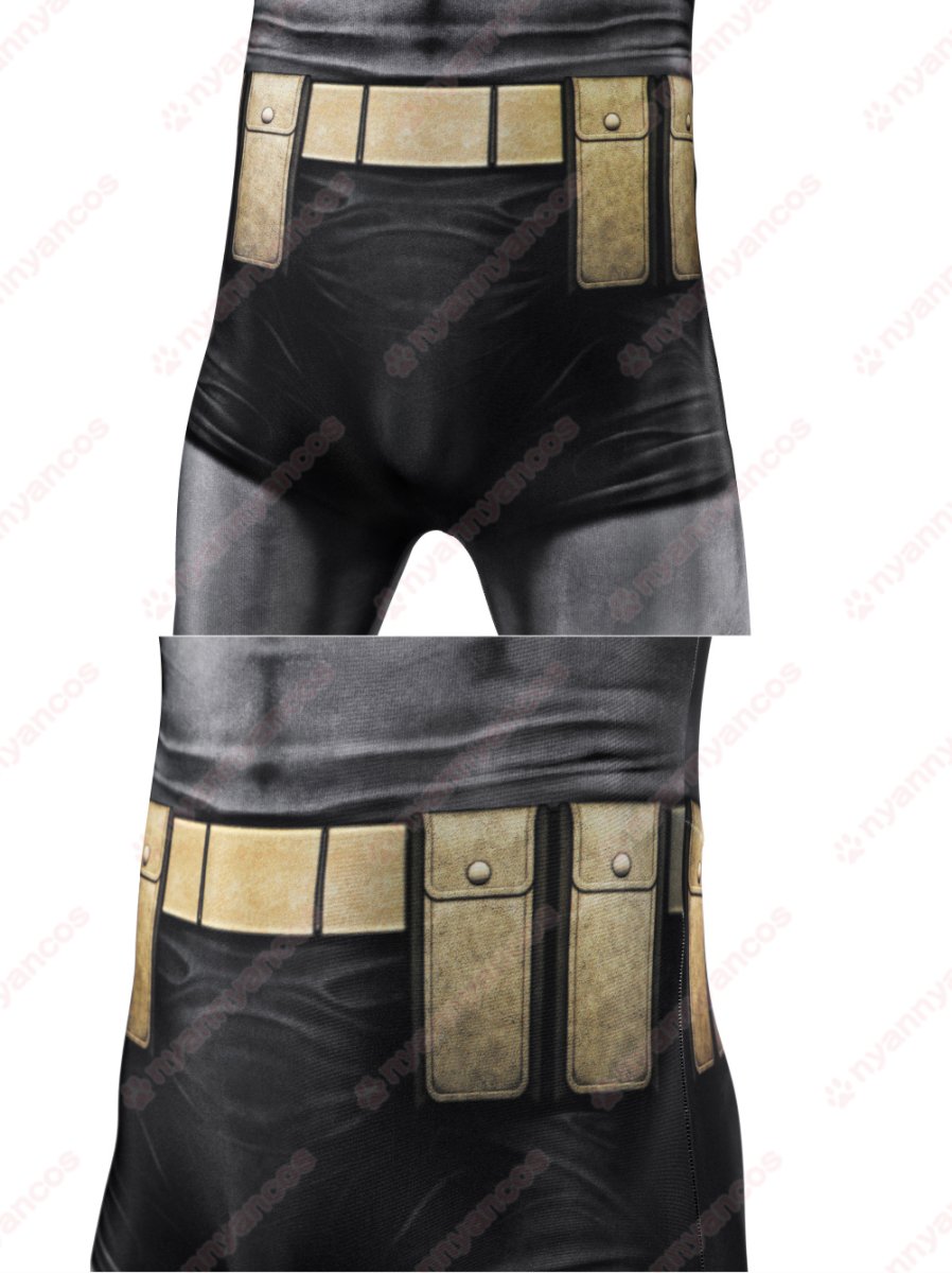 画像16: 高品質 実物撮影 アブソリュート・バットマン 絶対バットマン ブルース・ウェイン  全身タイツ 風 コスプレ衣装  コスチューム (16)