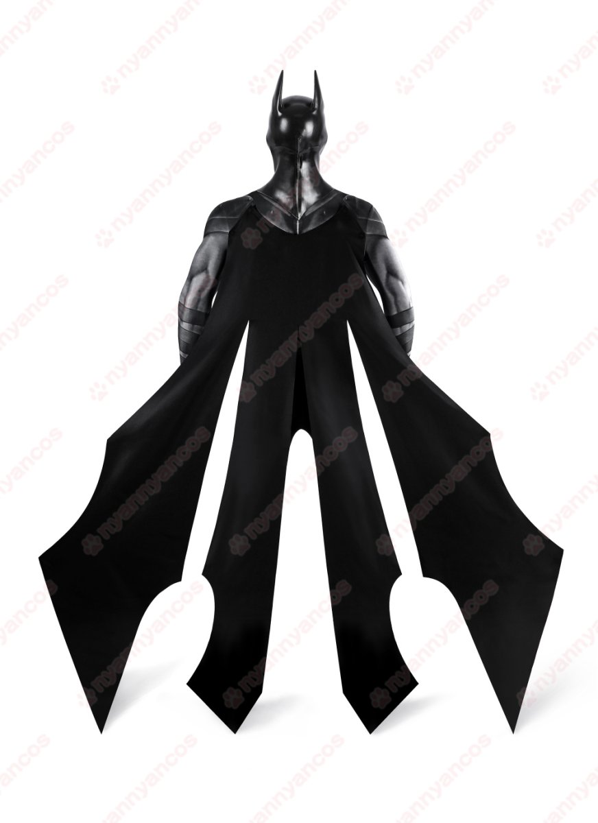 画像2: 高品質 実物撮影 アブソリュート・バットマン 絶対バットマン ブルース・ウェイン  全身タイツ 風 コスプレ衣装  コスチューム (2)
