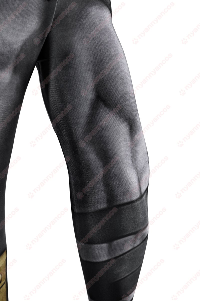 画像20: 高品質 実物撮影 アブソリュート・バットマン 絶対バットマン ブルース・ウェイン  全身タイツ 風 コスプレ衣装  コスチューム (20)