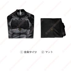 画像23: 高品質 実物撮影 アブソリュート・バットマン 絶対バットマン ブルース・ウェイン  全身タイツ 風 コスプレ衣装  コスチューム (23)
