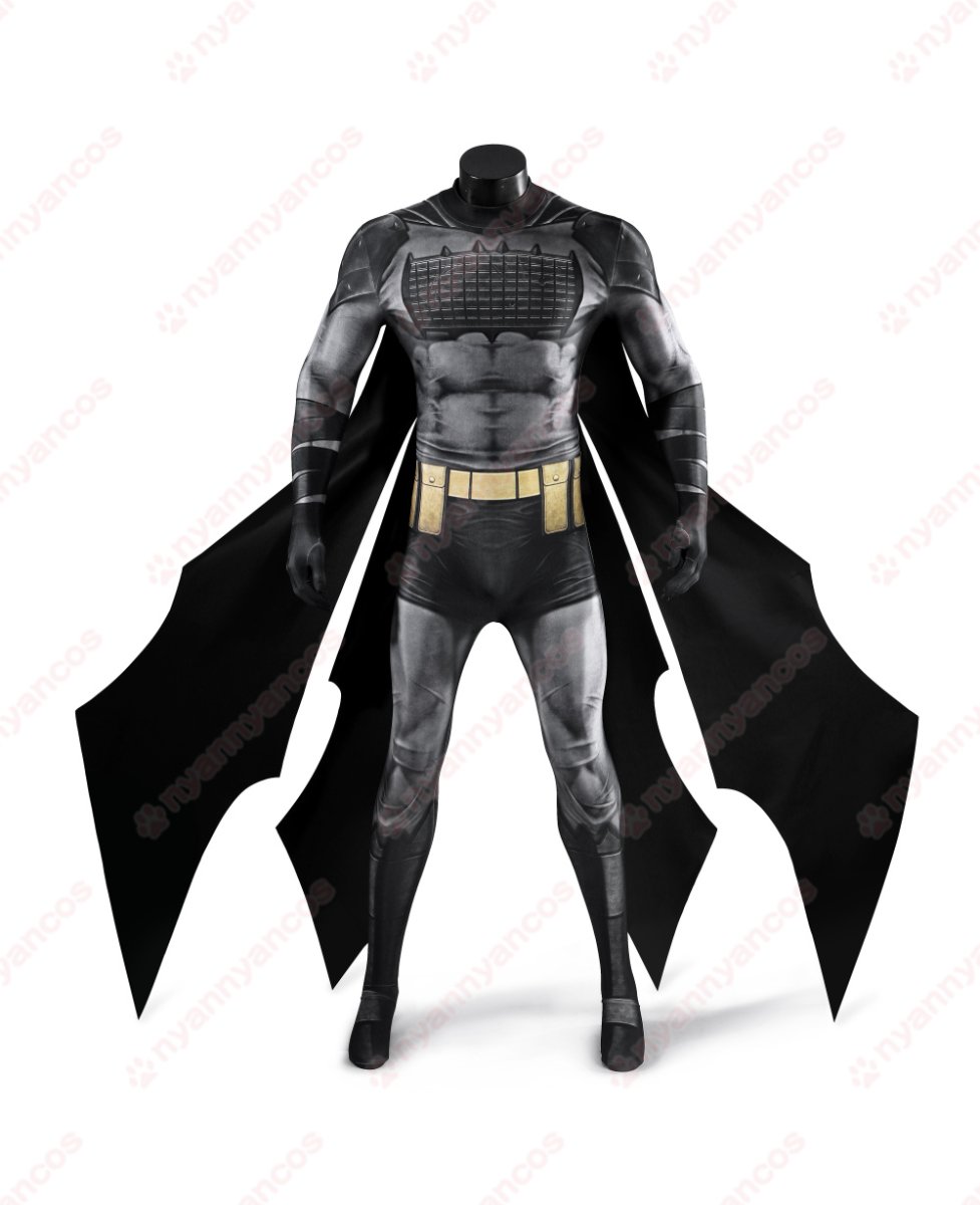 画像3: 高品質 実物撮影 アブソリュート・バットマン 絶対バットマン ブルース・ウェイン  全身タイツ 風 コスプレ衣装  コスチューム (3)