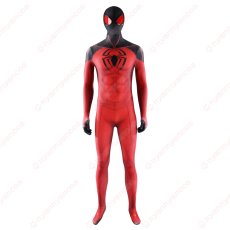 画像1: 高品質 実物撮影 スカーレットスパイダー スーツ スパイダーマン   Spider-Man  全身タイツ 風 コスプレ衣装  コスチューム (1)