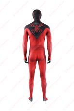 画像2: 高品質 実物撮影 スカーレットスパイダー スーツ スパイダーマン   Spider-Man  全身タイツ 風 コスプレ衣装  コスチューム (2)