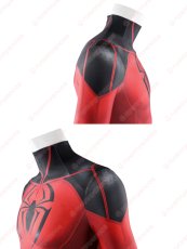 画像9: 高品質 実物撮影 スカーレットスパイダー スーツ スパイダーマン   Spider-Man  全身タイツ 風 コスプレ衣装  コスチューム (9)