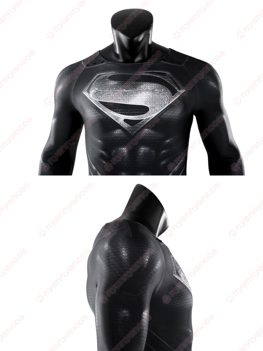 画像10: 高品質 実物撮影 スーパーマン クラーク・ケント スーパーマン  Superman ジャスティス・リーグ 風  コスチューム コスプレ衣装 (10)