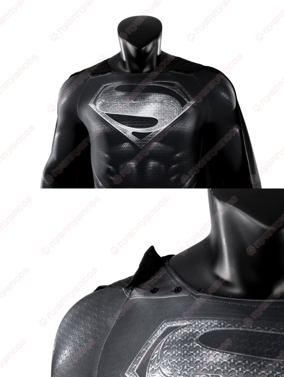 画像9: 高品質 実物撮影 スーパーマン クラーク・ケント スーパーマン  Superman ジャスティス・リーグ 風  コスチューム コスプレ衣装 (9)