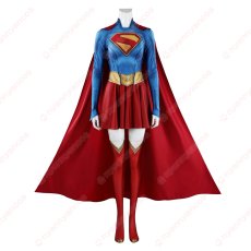 画像1: 高品質 実物撮影  カラ・ゾー＝エル  スーパーガール Supergirl  風  コスチューム コスプレ衣装 (1)